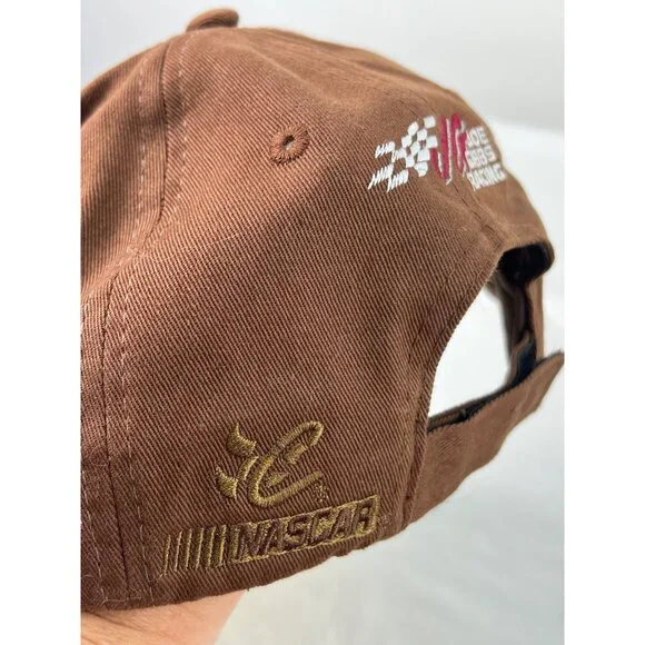 Kyle Busch #18 Joe Gibbs Racing Brown & Yellow NASCAR Adjustable Hat With M&Ms E - Picture 4 of 7